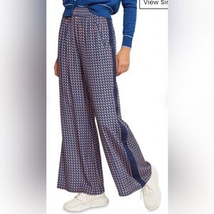 Oxford Chantel Geo Print Pants With Side Tape